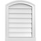 Ekena Millwork Arch Top Surface Mount PVC Gable Vent: Functional, w/ 2"W x 2"P Brickmould Sill Frame, 18"W x 24"H GVPAR18X2403SF - alternate 1